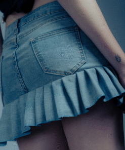 Alternative view of Falda Denim Cerulean