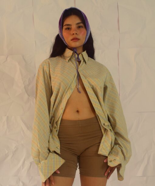 Camisa bow cuadros amarillos - Image 2