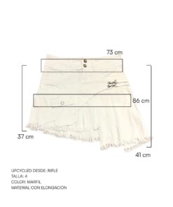 Falda Bolsillo Blanca
