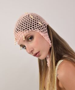 Alternative view of Gorrito head net rosado