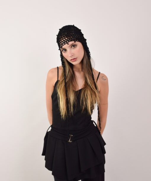 Gorrito head net negro