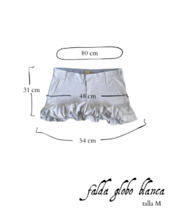 Falda Blanca Globo