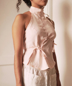 Alternative view of Top asimétrico ◦ Pink ◦ Talla S