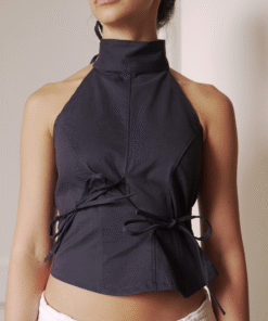 Alternative view of Top asimétrico ◦ Azul oscuro ◦ Talla XS