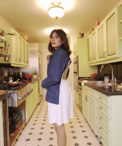 Alternative view of Blazer set ◦ Denim ◦ Talla S-M