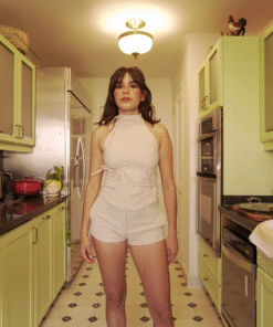 Top asimétrico ◦ Nude ◦ Talla XS