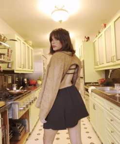 Blazer set ◦ Café miel bordado ◦ Talla S-M