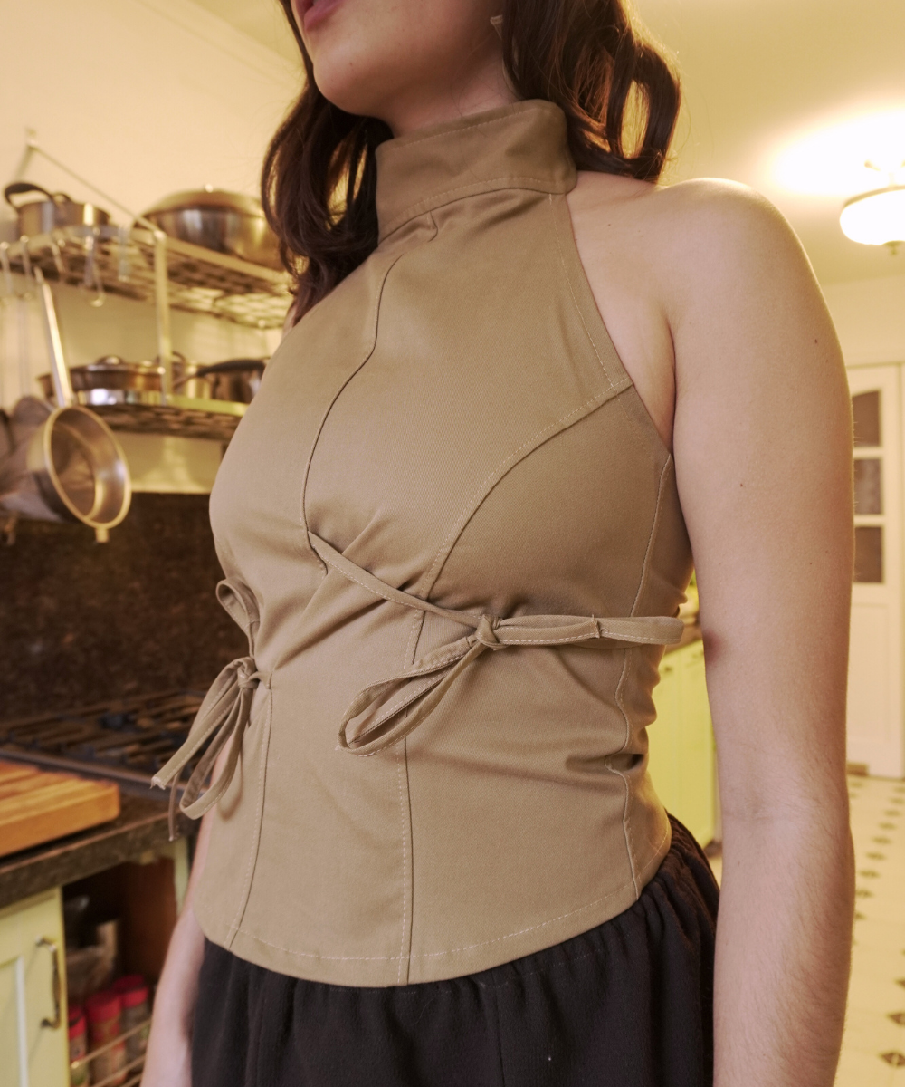 Top asimétrico ◦ Caqui ◦ Talla S - Image 7