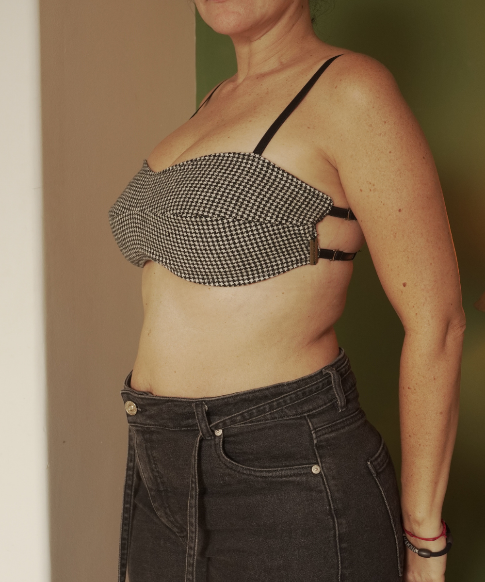 Blazer set flecos ◦ Cuadros ◦ Talla M-L - Image 3