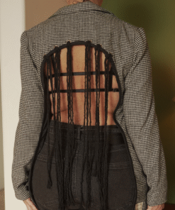 Alternative view of Blazer set flecos ◦ Cuadros ◦ Talla M-L