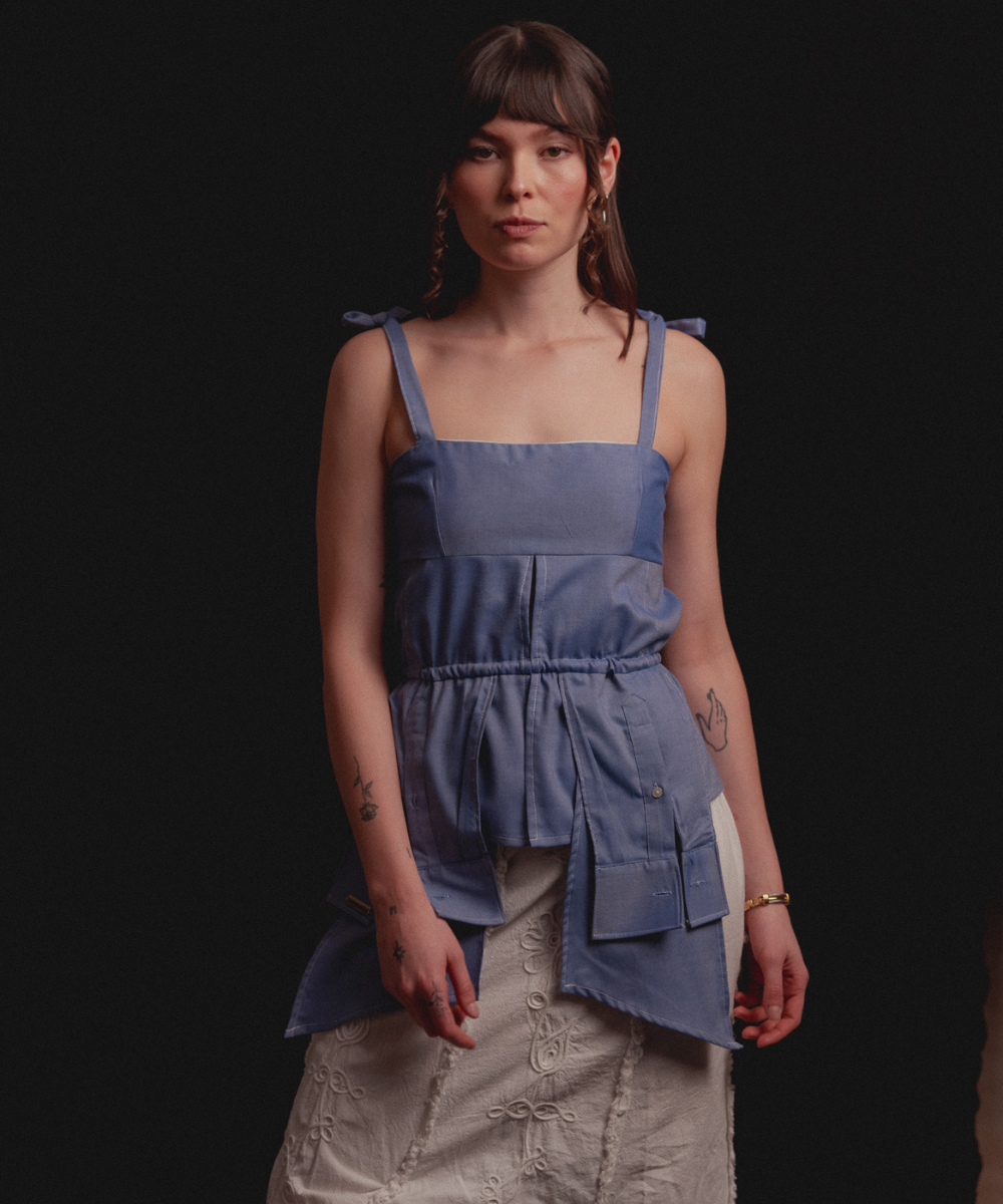 Top Cadiz ◦ Azul ◦ Talla S