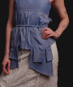 Alternative view of Top Cadiz ◦ Azul ◦ Talla S