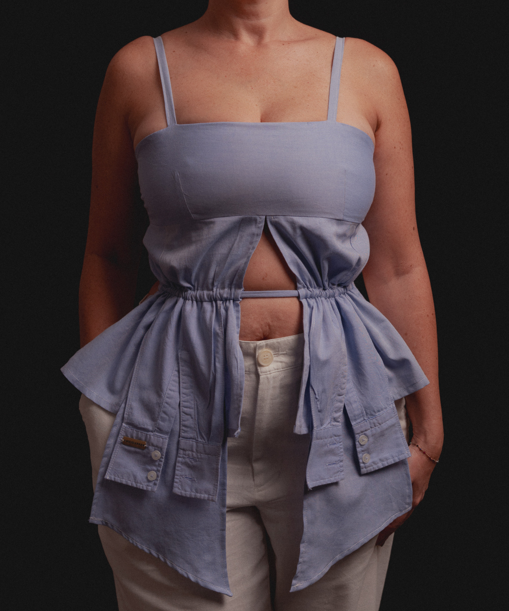 Top Cadiz ◦ Azul◦ Talla M