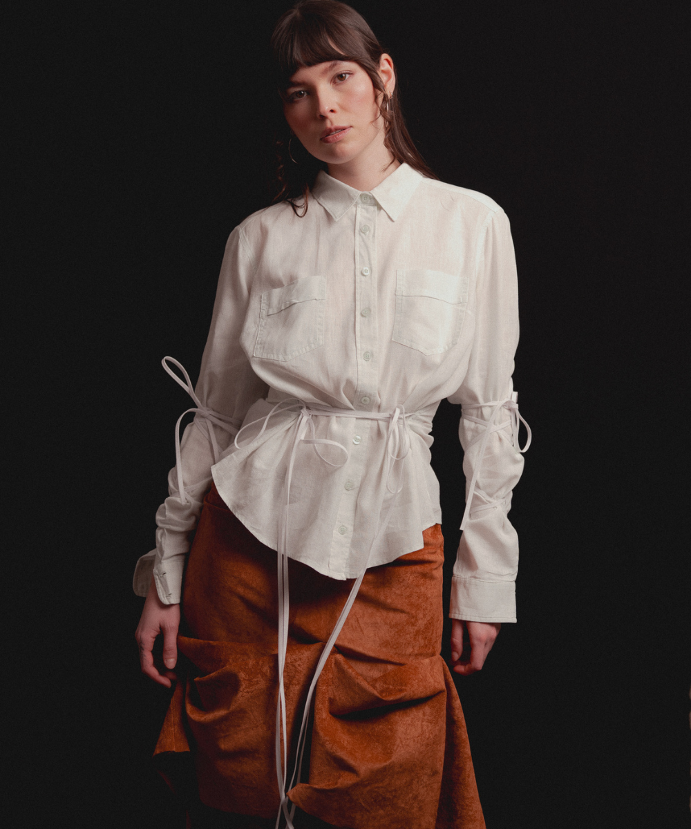 Camisa Jerez ◦ Menta pale y blanco ◦ Talla S