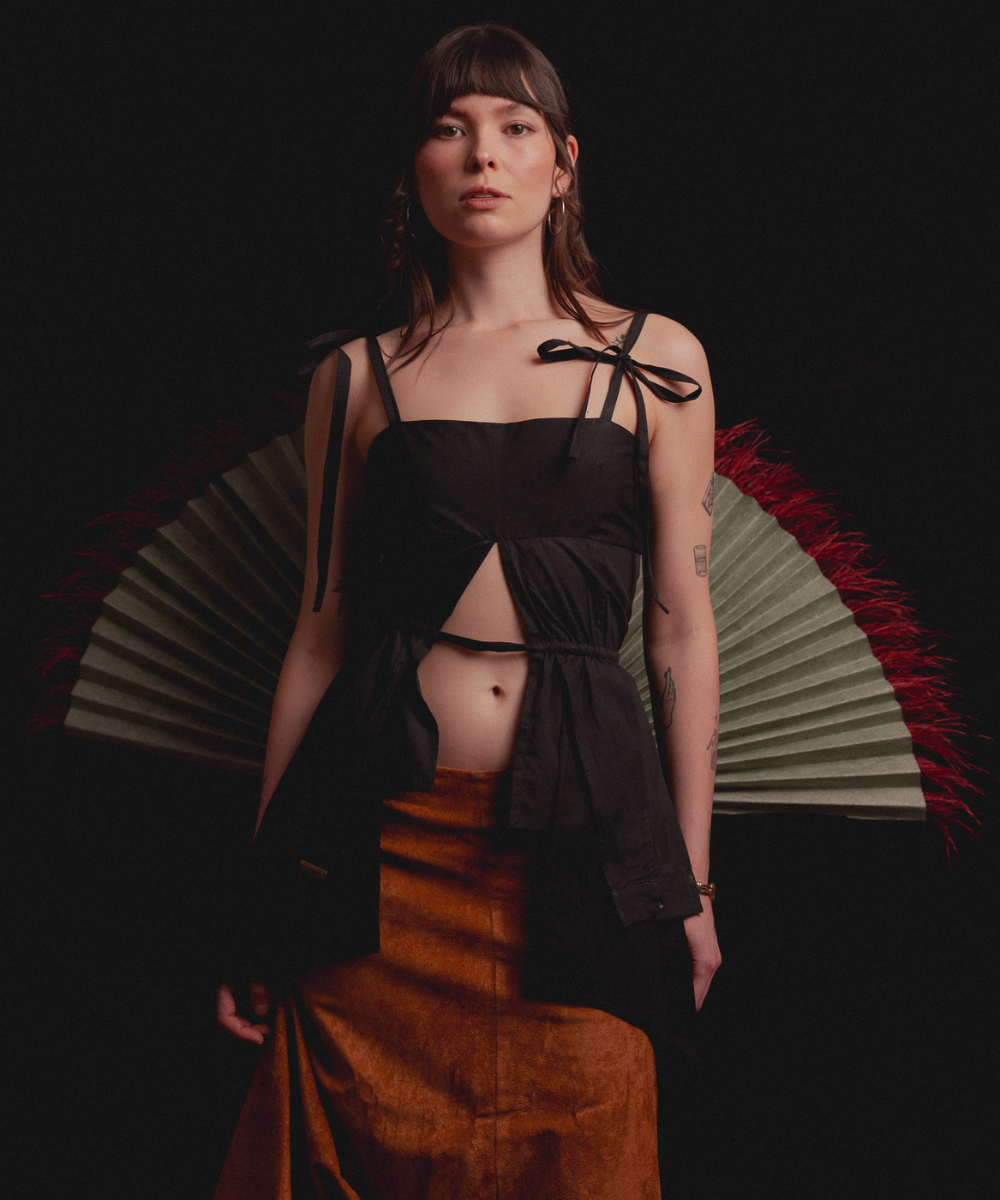 Top Cadiz ◦ Negro ◦ Talla S