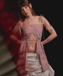 Top Cadiz ◦ Rojo rayas ◦ Talla S