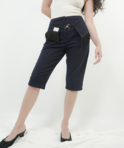 Capri Sustain◦ Azul navy oscuro flecos ◦ Talla 6 - Image 3